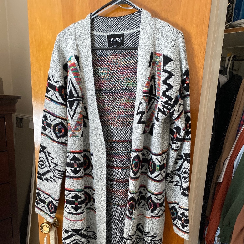 Tunic cardigan